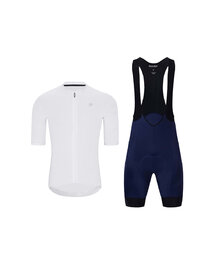 HOLOKOLO maillot corto y pantalón corto - AEROLITE - azul/negro/blanco
